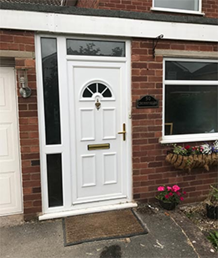 Completed uPVC Doors Installation