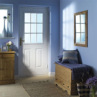 White Inside Of Composite Door