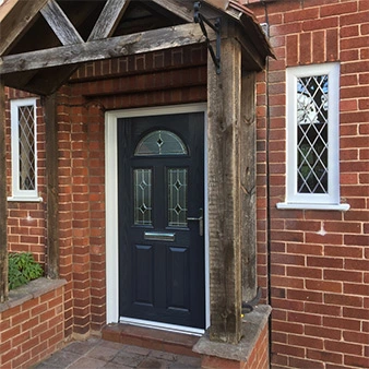 Black Composite Door